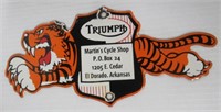 Awesome Triumph Martin's Cycle Stop Porcelain