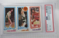 1980 Topps Rebounding Leader with Browns, Brewer,