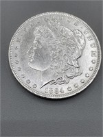 1884 - O Silver Morgan Dollar