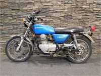 1978 KAWASAKI KZ 200 - MILES: 4,751- NO KEY