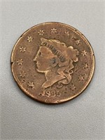 1835 Large One Cent Piece