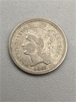 1865 3 Cent Piece