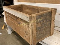 Montgomery Ward Large Wooden Crate