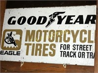 GOODYEAR MOTORCYCLE SIGN