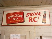 DRINK ROYAL CROWN COLA 1955 52X18