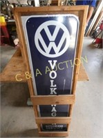 OLD STOCK VERTICAL VW DEALER (1) SIGN