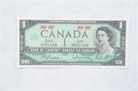 1967 $1.00 Centennial Circulated Bank Note