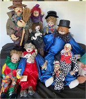 Collection Classic CLOWN Dolls & Figures