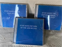 Star Wars Nos. 4, 5 & 6 DVD’s (New Hope, Empire)