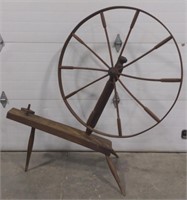 (CK) Vintage Spinning Wheel. Wheel Measures