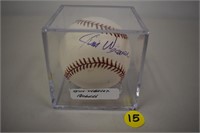 Autographed Baseball Jim Weaver