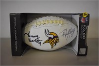 Autographed Football Tommy Kramer & Ricky Young