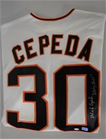 Autographed Jersey Orlando Cepeda