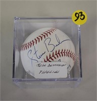 Autographed Baseball Steve Bedrosian