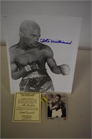 Autographed Photos Ike Williams & Gerald Cooney