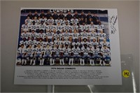 Autographed Team Photo 1974 Dallas Cowboys