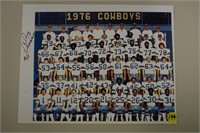 Autographed Team Photo 1976 Dallas Cowboys