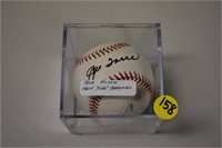 Autographed Baseball Joe Torre