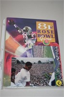 Jan 2, 1995 Rose Bowl Game Program