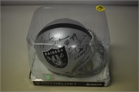 Autographed Mini Helmet Mike Siani