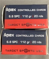(2x) 20 Rnds 6.8 SPC Apex Controlled Chaos