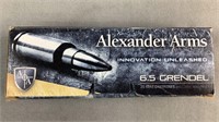 20 Rnds 6.5 Grendel Alexander Arms