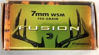 20 Rnds 7mm WSM Federal Fusion