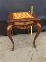 Queen Anne Leg Game Lamp Table