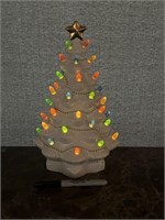 Vintage Lenox Lit Ceramic Christmas Tree