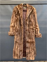 Ladies Graf's Full Length Racoon Fur Coat MED