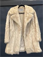 New York Furs By Gaynor Blonde Mink Coat Med