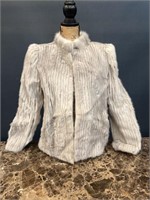 Ladies Saga Silver Mink Coat Medium