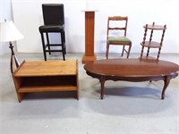 Bar Stool, Tables & Assorted Furniture