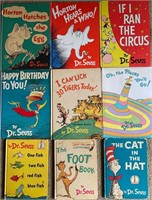 9 Early Dr. Seuss Hardcover Books