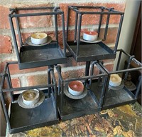 1970’s Tealight Swaying Candle Holders