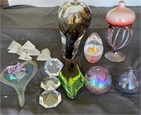 Art Glass,  incl. unground Bausch & Lomb prisms