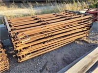 25pc 5'x10' Metal Fence Panels