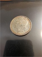 1879 o Morgan silver dollar