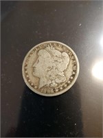 1896 o Morgan silver dollar