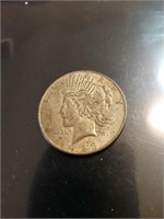 1923 silver peace dollar