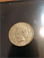 1924 silver peace dollar