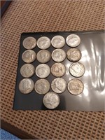 17 40percent silver half dollars