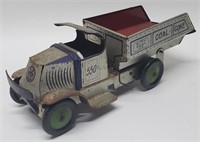 Vintage Tin Litho Windup Marx City Coal Co. Truck