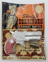Vintage Ohio Art Co. Derringer Rocket Pistol In