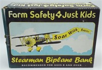 Farm Safety For Kids Stearman Biplane Die-Cast