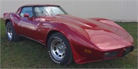 (AN) 1979 Candy Red Chevrolet Corvette
