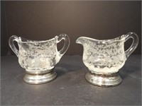 Etched set with Sterling Base