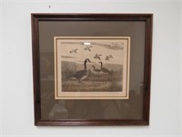 "Geese at Evening" Lithograph