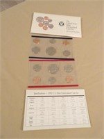 1992 Uncirculated Coin Set