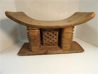 Antique Tribal Headrest or low bench